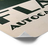 ヴィンテージ1930フラヴィニーフランスのトラベルポスター ポスター (角)