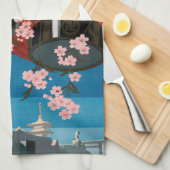 ヴィンテージ1930年代の東京日本旅行ポスタータオル キッチンタオル (四つ折り)