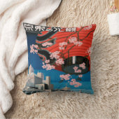 ヴィンテージ1930年代の東京日本旅行ポスター土産 クッション (ブランケット)