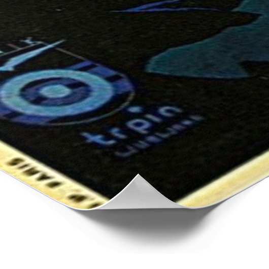 ヴィンテージ1930年代ユーゴスラビア観光客旅行芸術を訪問 ポスター (角)