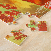 ヴィンテージ1930年代日本の旅行ポスター ジグソーパズル (側面)