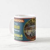 ヴィンテージ1930-40s旅行アメリカ合衆国テーマ コーヒーマグカップ (正面左)