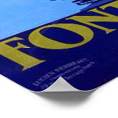 ヴィンテージ1930 Fontainbleau Avon フランスの Travel ポスター (角)