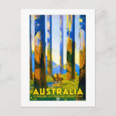 ヴィンテージ1930 Percy Trompfオーストラリア旅行サイト ポストカード (正面)
