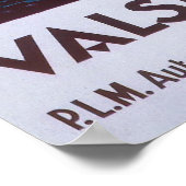 ヴィンテージ1930 Vals-les-Bains旅行フランスのポスター ポスター (角)