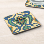 ヴィンテージ1930sカタリナアイランドタイルセット コースター (左側)