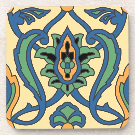 ヴィンテージ1930sカタリナアイランドタイルセット コースター (正面)