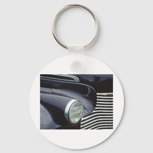 ヴィンテージ1930sクラシック車のグリル写真 キーホルダー (正面)