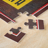 ヴィンテージ1930S回路プリントセット ジグソーパズル (側面)