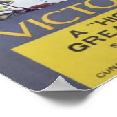 ヴィンテージ1931クナード線ビクトリア秋旅行 ポスター (角)