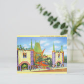 ヴィンテージ1931グラウマン劇場中国の劇場 ポストカード (スタンド正面)