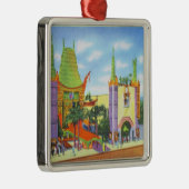 ヴィンテージ1931グラウマン劇場中国の劇場 メタルオーナメント (右)