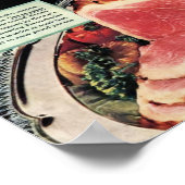 ヴィンテージ1931 HORMELフレーバー密封缶詰ハムアド ポスター (角)