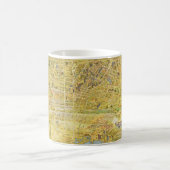 ヴィンテージ1932素晴らしロサンゼルス復元地図 コーヒーマグカップ (中央)