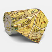 ヴィンテージ1932素晴らしロサンゼルス復元地図 ネクタイ (ロール)