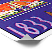 ヴィンテージ1933 Chicago Worlds Fair Poster ポスター (角)