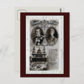 ヴィンテージ1935年、第25次加盟ジョージV王 ポストカード (正面/裏面)