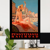 ヴィンテージ1935 – アトランティックシティポスター ポスター (ホームオフィス)