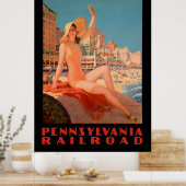 ヴィンテージ1935 – アトランティックシティポスター ポスター (キッチン)