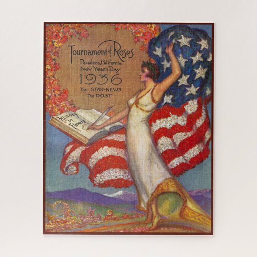 ヴィンテージ1936マガジンカバー ジグソーパズル (縦)