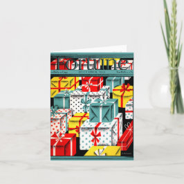 ヴィンテージ1936 Fortune Magazineクリスマスカード シーズンカード