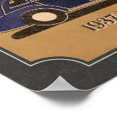 ヴィンテージ1937ブイック ポスター (角)