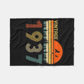 ヴィンテージ1937 85th誕生日贈与男性女85 フリースブランケット (正面(横))