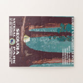 ヴィンテージ1938セコイア国立公園ポスター ジグソーパズル (横)