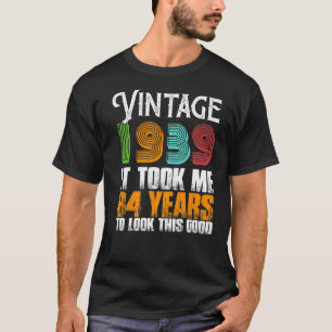 ヴィンテージ1939 84歳誕生日レトロ 父の Tシャツ