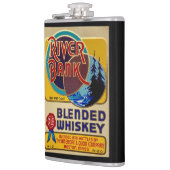 ヴィンテージ1940ウイスキーラベル フラスク (左)