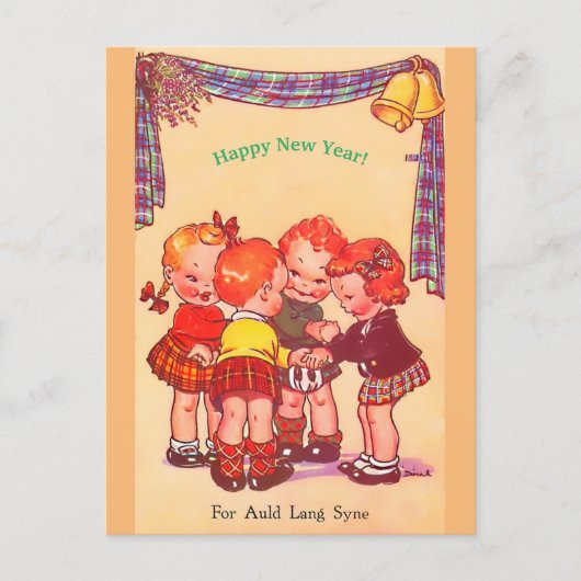 ヴィンテージ1940年かわいい統一された王国(コピー) ポストカード (正面)