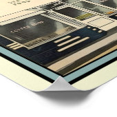 ヴィンテージ1940年代の南西カフェ ポスター (角)