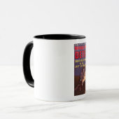 ヴィンテージ1940年代の犯罪雑誌カバー マグカップ (正面左)