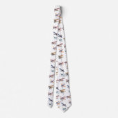 ヴィンテージ1940年代の航空機 ネクタイ (裏面)