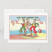 ヴィンテージ1940年代の軍隊ユーモア、誰を守っているの ポストカード (正面/裏面)