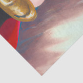 ヴィンテージ1940年代の1950年代の女性のデコパージュ 薄葉紙 (詳細)