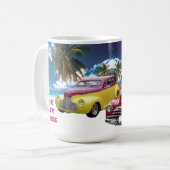 ヴィンテージ1940年及び1947年Chevyの楽園のマグ コーヒーマグカップ (正面左)