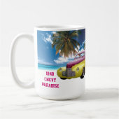 ヴィンテージ1940年及び1947年Chevyの楽園のマグ コーヒーマグカップ (左)