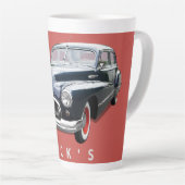 ヴィンテージ1940sブラックブイックカスタム カフェラテマグ (右アングル)