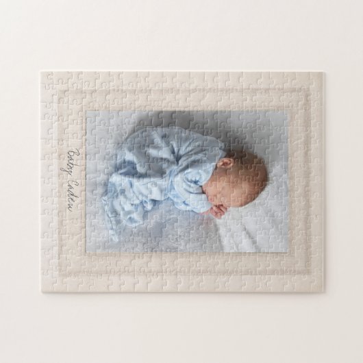 ヴィンテージ1940sマットとカスタマイズ可能なフォト挿入 ジグソーパズル (横)