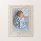 ヴィンテージ1940sマットとカスタマイズ可能なフォト挿入 ジグソーパズル (縦)