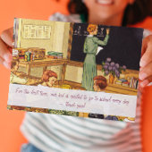 ヴィンテージ1940s教室ありがとうご先生カード 招待状