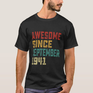 ヴィンテージ1941年9素晴らし月以来80歳 Tシャツ