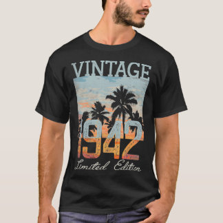 ヴィンテージ1942 Limited Edition 80年古いギフト80t Tシャツ