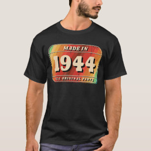 ヴィンテージ1944年オリジナル部品ライセンスプレート Tシャツ