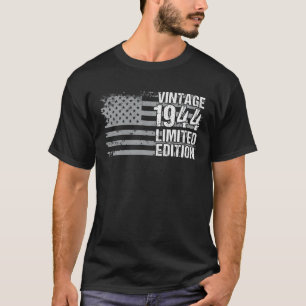 ヴィンテージ1944年第78誕生日78年前の米国国旗M Tシャツ