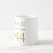 ヴィンテージ1944 80誕生日 コーヒーマグカップ (中央)
