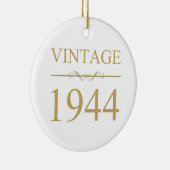 ヴィンテージ1944 80誕生日 セラミックオーナメント (右)