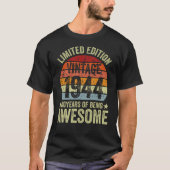 ヴィンテージ1944 Limited Edition 80誕生日80年 Tシャツ (正面)