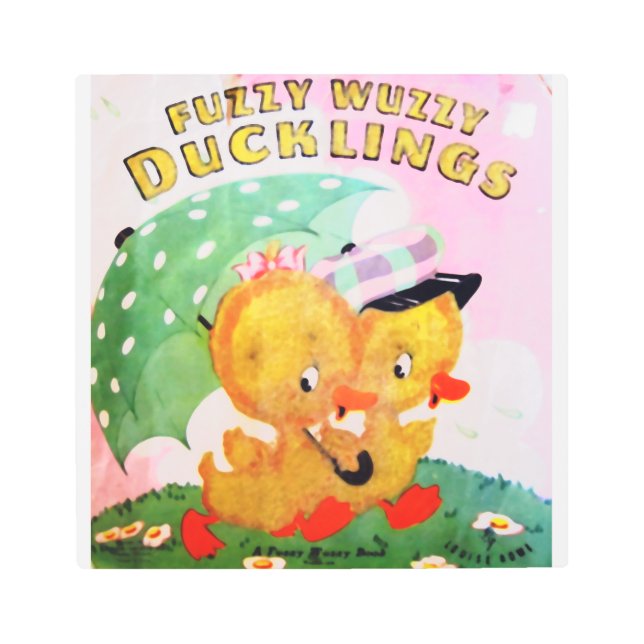 "ヴィンテージ1945ファジーWuzzy金属ウォールアート メタルプリント (正面)